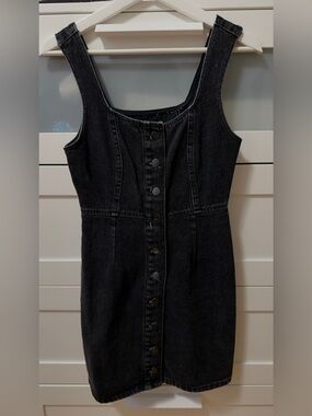 Urban Outfitters Black Denim Mini Dress